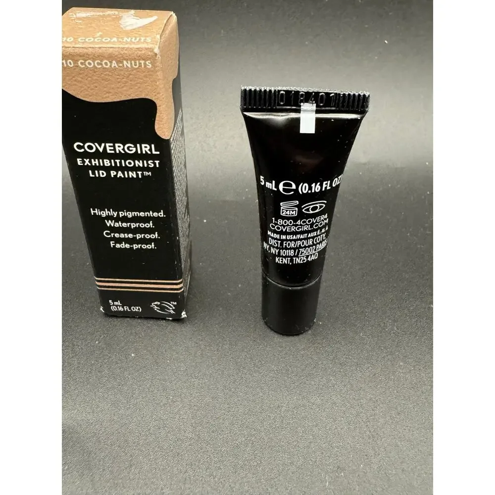 Covergirl Exhibitionist Lid Paint #110 Cocoa-Nuts Waterproof Eyeshadow 0.16 Oz